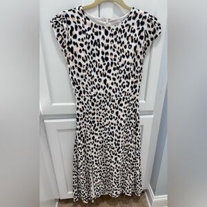 Loft leopard print size 0 dress.